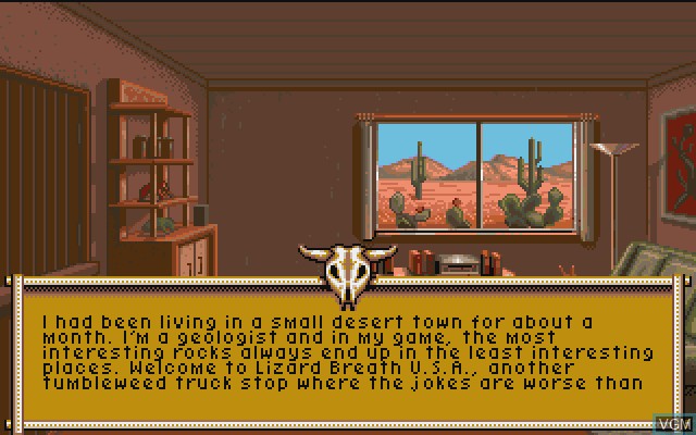 Image du menu du jeu It Came From The Desert sur Commodore Amiga
