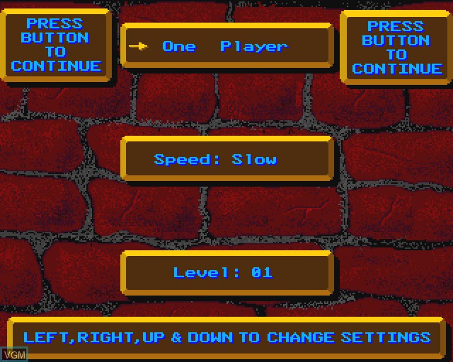 Image du menu du jeu Runner, The sur Commodore Amiga