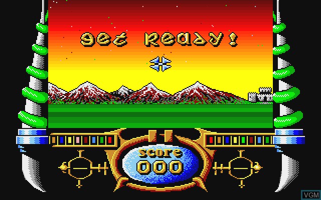 Image du menu du jeu Savage sur Commodore Amiga