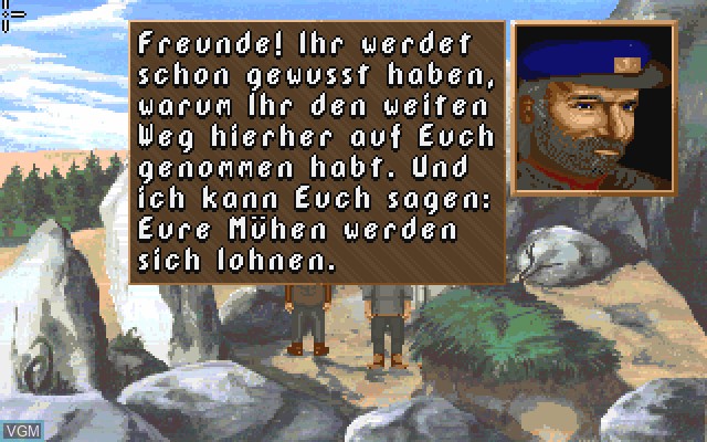 Image du menu du jeu Schatz im Silbersee, Der sur Commodore Amiga