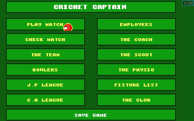 Cricket Captain