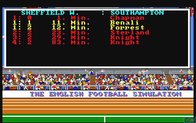 English Football Simulation, The
