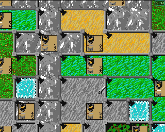 Image in-game du jeu Krieg um die Krone 2 - Die Erben des Throns sur Commodore Amiga