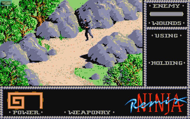 Image in-game du jeu Last Ninja Remix sur Commodore Amiga