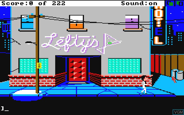 Image in-game du jeu Leisure Suit Larry in the Land of the Lounge Lizards sur Commodore Amiga