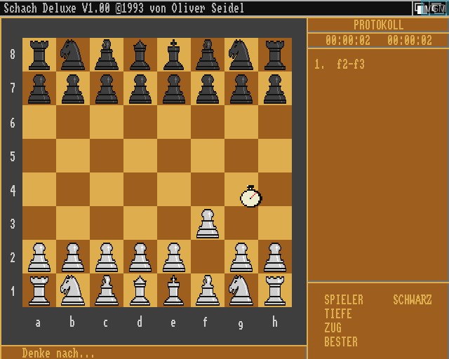 Image in-game du jeu Schach Deluxe sur Commodore Amiga