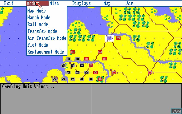 Image in-game du jeu Second Front - Germany Turns East sur Commodore Amiga