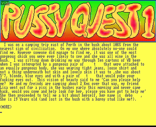 Pussy Quest - A Weekend in the Bush