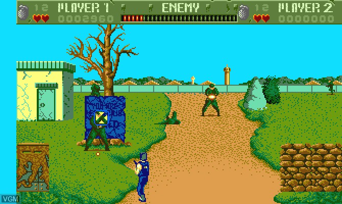 Image in-game du jeu Cabal sur Commodore Amiga