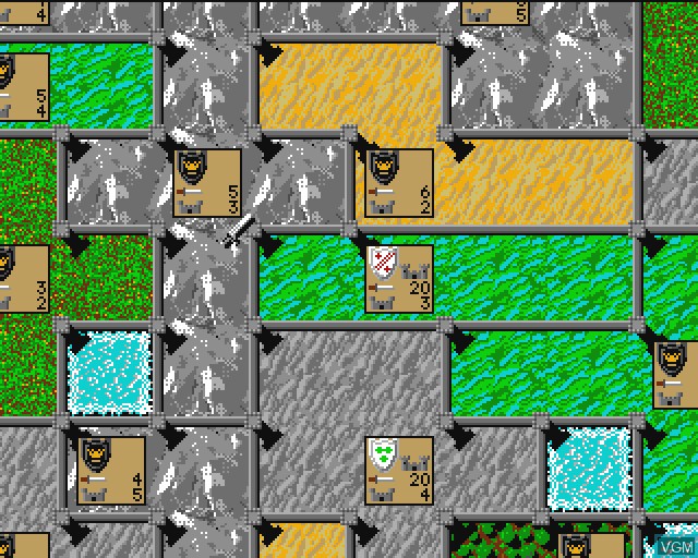 Image in-game du jeu Krieg um die Krone 2 - Die Erben des Throns sur Commodore Amiga