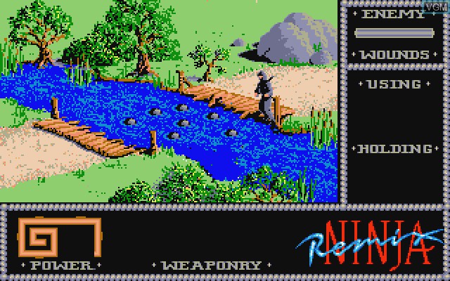 Image in-game du jeu Last Ninja Remix sur Commodore Amiga