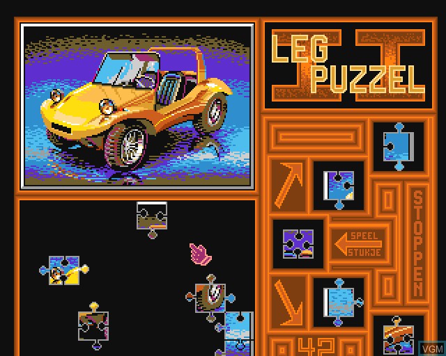 Image in-game du jeu Leg Puzzel II sur Commodore Amiga