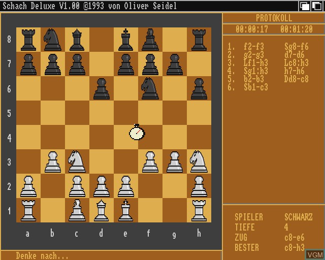 Image in-game du jeu Schach Deluxe sur Commodore Amiga