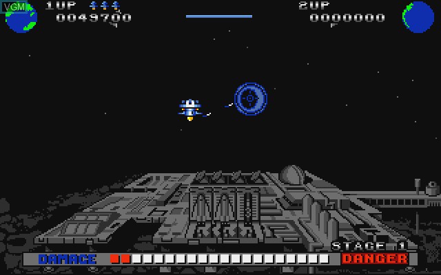 Image in-game du jeu SDI sur Commodore Amiga