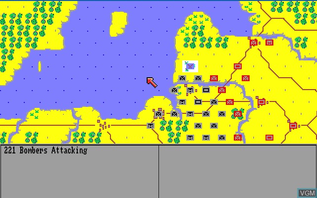 Image in-game du jeu Second Front - Germany Turns East sur Commodore Amiga