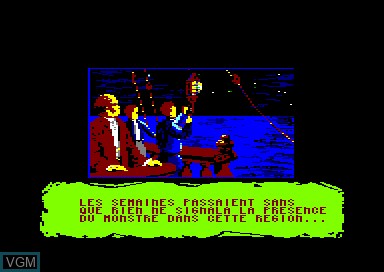 Image de l'ecran titre du jeu 20000 Lieues Sous Les Mers sur Amstrad CPC