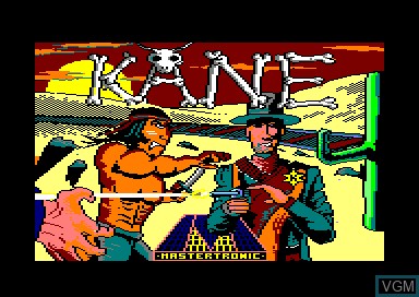 Image de l'ecran titre du jeu Kane sur Amstrad CPC