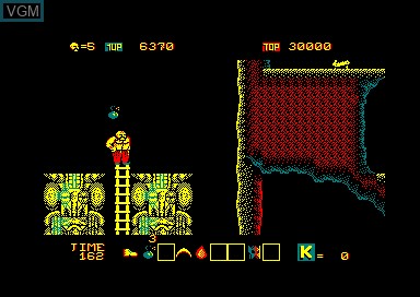 Image in-game du jeu Karnov sur Amstrad CPC