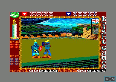 Image in-game du jeu Knight Games sur Amstrad CPC