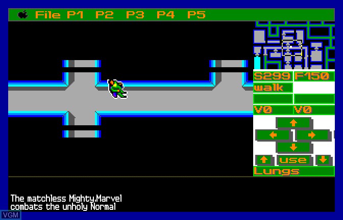 Image in-game du jeu Mighty Marvel Vs The Forces of Evil sur Apple II GS