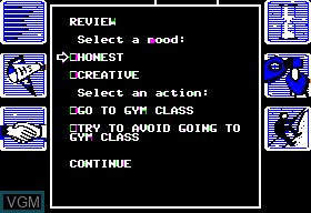 Image in-game du jeu Alter Ego sur Apple II