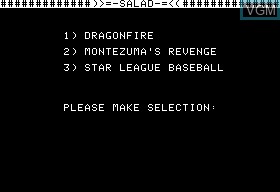 Dragonfire & Montezuma's Revenge & Star League Baseball