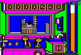 Image in-game du jeu Fat City sur Apple II