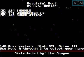 Image in-game du jeu Jawbreaker II & Snack Attack & Snoggle sur Apple II
