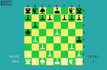 Image in-game du jeu Chess sur Mattel Aquarius