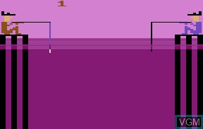 Image de l'ecran titre du jeu Angling sur Atari 2600