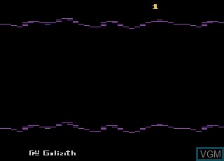 Image de l'ecran titre du jeu Astro Attack sur Atari 2600