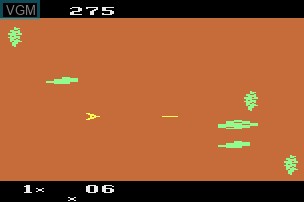 Image in-game du jeu Astrowar sur Atari 2600