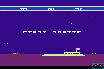 Image du menu du jeu Choplifter sur Atari 5200