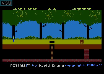 Image in-game du jeu Pitfall! sur Atari 5200