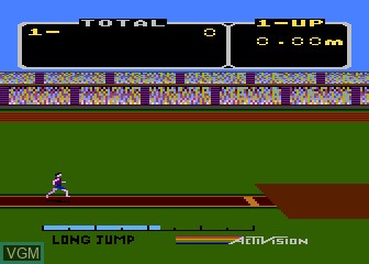 Image in-game du jeu Activision Decathlon, The sur Atari 5200