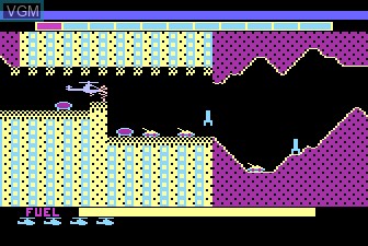 Image in-game du jeu Super Cobra sur Atari 5200