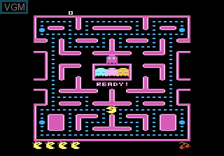 Image du menu du jeu Ms. Pac-Man sur Atari 7800