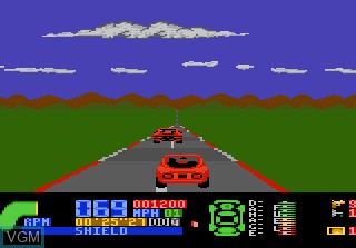 Image in-game du jeu Fatal Run sur Atari 7800