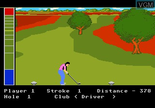 Image in-game du jeu Mean 18 Golf sur Atari 7800