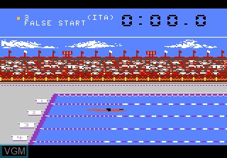 Image in-game du jeu Summer Games sur Atari 7800