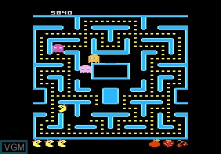 Image in-game du jeu Ms. Pac-Man sur Atari 7800