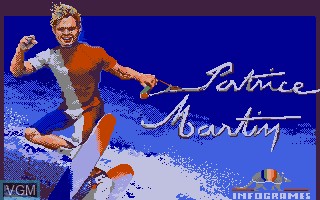 Image de l'ecran titre du jeu Waterski sur Atari ST
