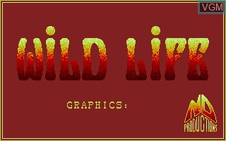 Image de l'ecran titre du jeu Wildlife sur Atari ST
