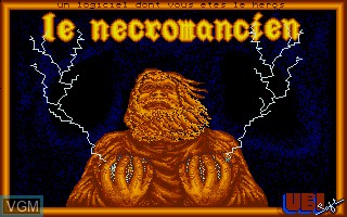 Image de l'ecran titre du jeu Necromancien, Le sur Atari ST