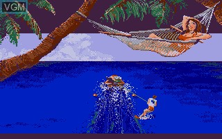 Image in-game du jeu Waterski sur Atari ST