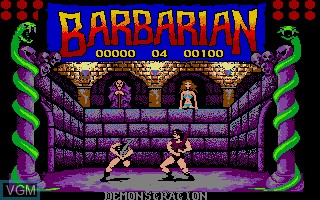Image in-game du jeu Barbarian sur Atari ST