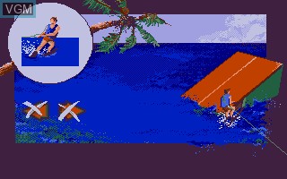 Image in-game du jeu Waterski sur Atari ST