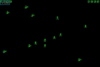 Image in-game du jeu Robots sur Acorn Atom