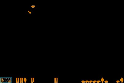 Image in-game du jeu Boms Away sur Acorn Atom