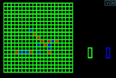 Image in-game du jeu GoMoku sur Acorn Atom